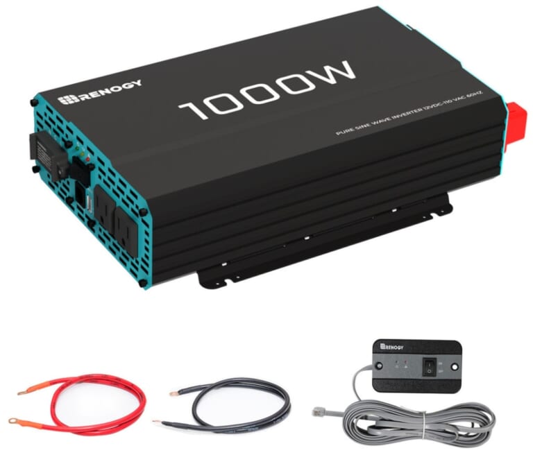 Renogy 1,000W 12V Pure Sine Wave Inverter for $160 + free shipping