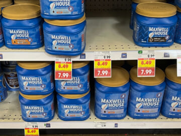 Big Containers Of Maxwell House Coffee As Low As $5.99 At Kroger