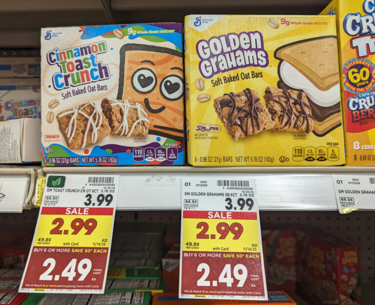 General Mills Soft Baked Oat Bars As Low As $1.49 Per Box At Kroger