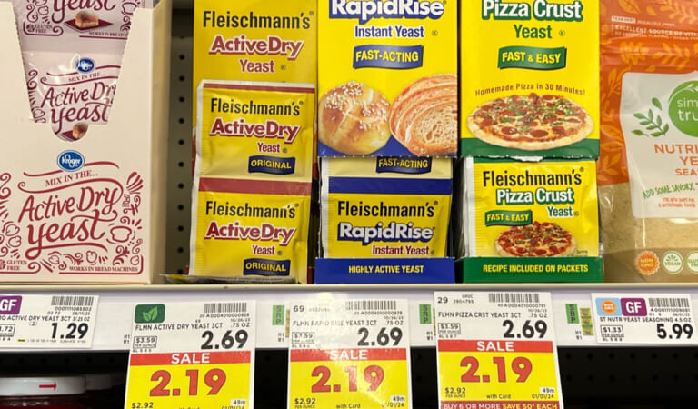 Get Fleischmann’s Yeast For Just $1.99 At Kroger