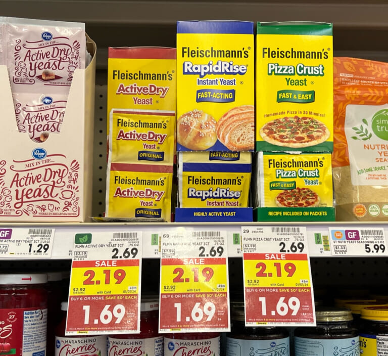 Get Fleischmann’s Yeast For Just $1.99 At Kroger