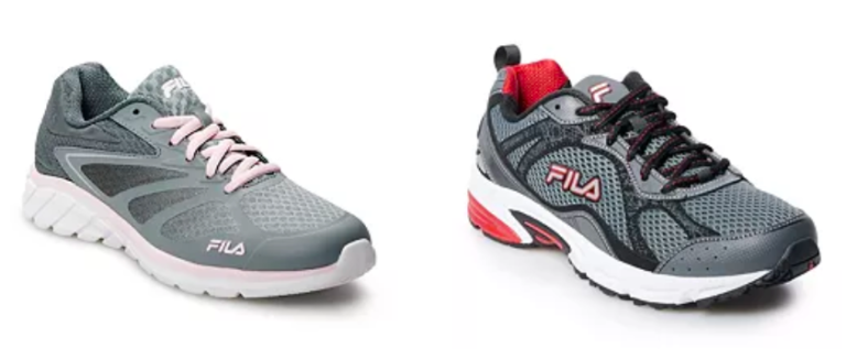 *HOT* FILA Running Shoes for the family as low as $11.89 at Kohl’s!