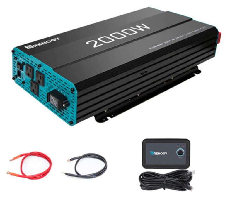 Renogy 2000W 12V Pure Sine Wave Inverter for $250 + free shipping