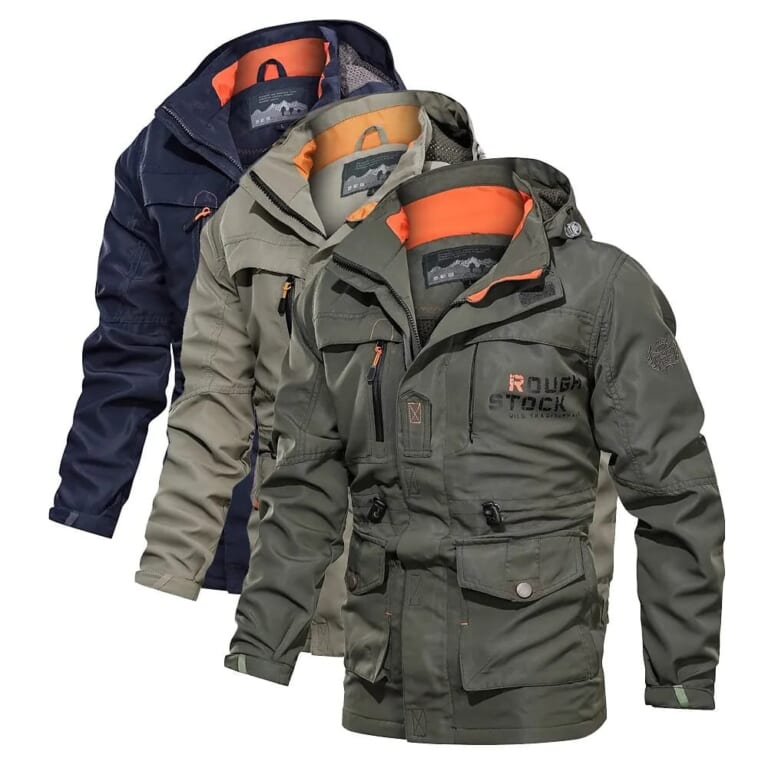 Men's Tactical Rain Jacket for $17 + $10 s&h