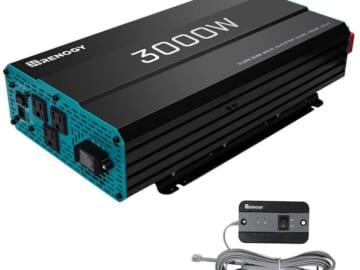 Renogy 3,000W 12V Pure Sine Wave Inverter for $350 + free shipping