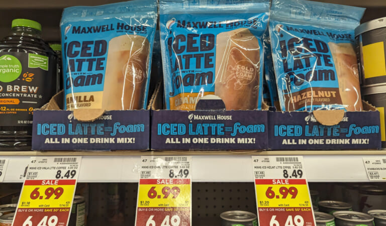 Get The Packs Of Maxwell House Latte Singles For As Low As $4.99 At Kroger (Regular Price $8.49)