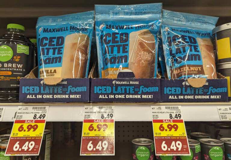 Get The Packs Of Maxwell House Latte Singles For As Low As $4.99 At Kroger (Regular Price $8.49)