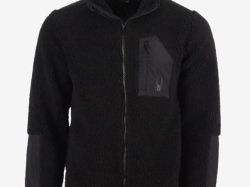 Spyder Men's Sherpa Militant Jacket for $45 + free shipping