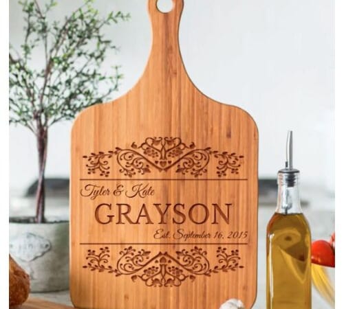 Personalized Extra-Large Serving Boards $27.29 Shipped $59.99