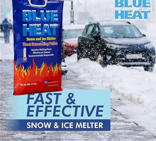 Blue Heat Snow & Ice Melter with Heat Generating Pellets (20-lb) $6.99 (Reg. $16.97)