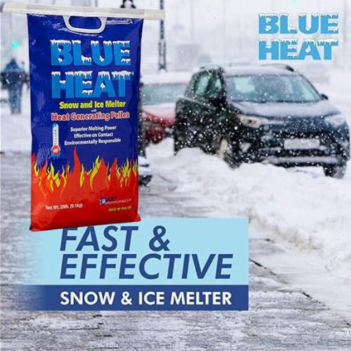 Blue Heat Snow & Ice Melter with Heat Generating Pellets (20-lb) $6.99 (Reg. $16.97)