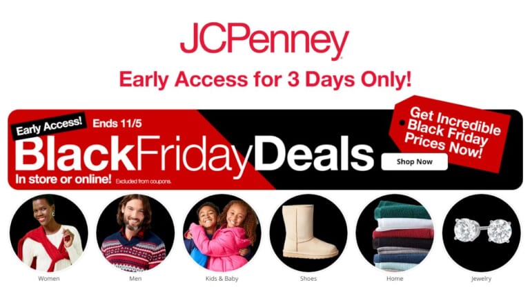 JCPenney Black Friday Early Access | 3 Days Only