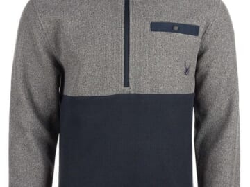 Spyder Men's Medallion Half Zip Pullover for $35 + free shipping