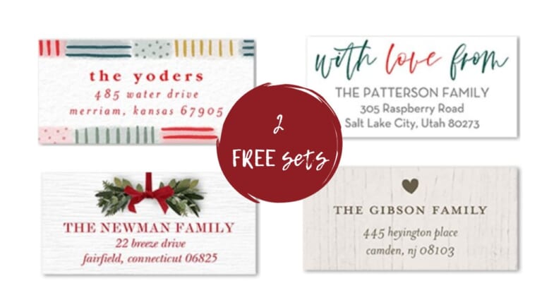 Shutterfly | 2 FREE Sets of Address Labels