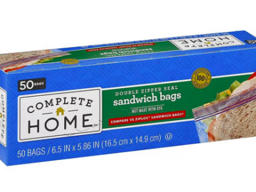 Sandwich, Storage & Freezer Bags only $0.93 at Walgreens!