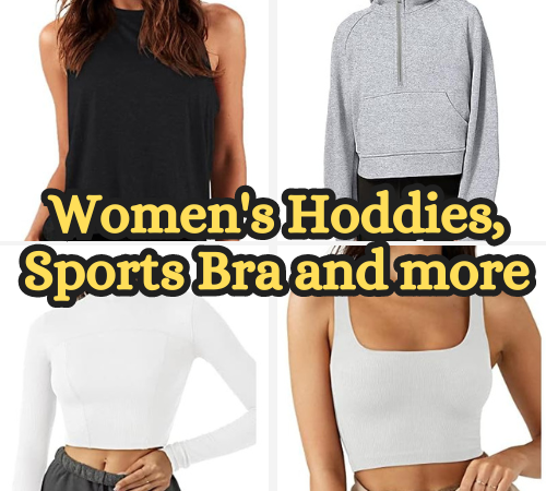 Today Only! Women’s Hoddies, Sports Bra and more from $14.69 (Reg. $19.99+)