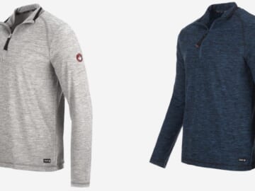 Canada Weather Gear Men’s Fleece-Dye Supreme Soft 1/4 Zip Jacket only $19 shipped (Reg. $65!)