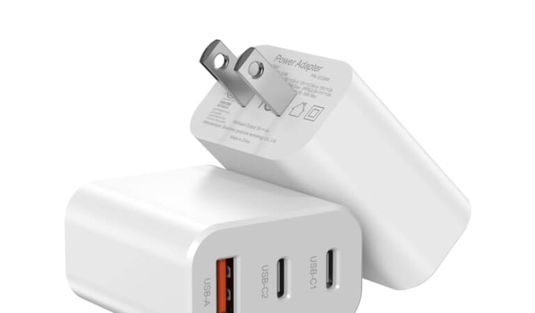 30W 3-Port GaN USB-C/A Charger for $10 + free shipping