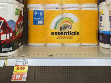 Get Bounty Essentials Paper Towels For As Low As $2.99 At Kroger