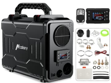 Hcalory 12V 5KW Diesel Air Heater for $150 + free shipping