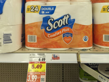 Grab Scott Comfort Plus Toilet Paper For Only $3.99 At Kroger