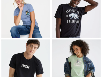 Aeropostale Graphic Tees as low as $8.32 each + Free in-store Pickup