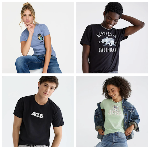 Aeropostale Graphic Tees as low as $8.32 each + Free in-store Pickup