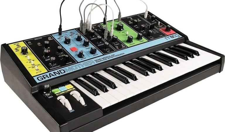 Certified Refurb Moog Grandmother Semi-Modular Analog Synthesizer for $879 + free shipping