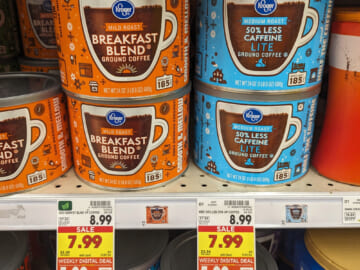 Big Cans Of Kroger Coffee Just $5.99