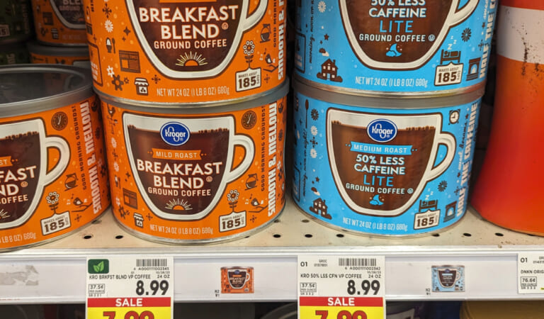 Big Cans Of Kroger Coffee Just $5.99