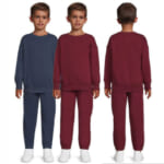 Athletic Works Boys’ Fleece Sweatshirt & Joggers 4-Piece Sets $16 (Reg. $27) – Various Colors, 4-18, Regular & Husky