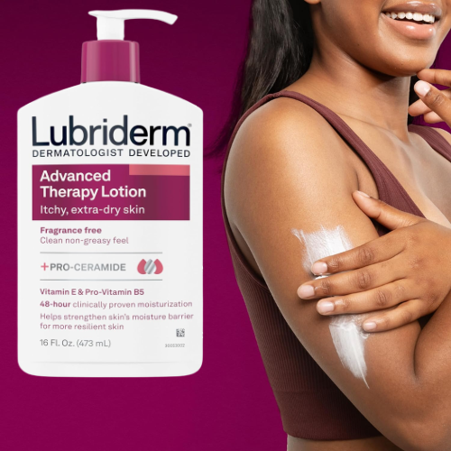 Lubriderm Advanced Therapy Body Lotion, 16 Oz as low as $3.84 when you buy 4 After Coupon (Reg. $12) + Free Shipping