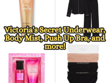 Today Only! Victoria’s Secret Underwear, Body Mist, Push Up Bra, and more from $9.99 (Reg. $19.95+)