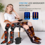 Air Compression Full Leg Massager $85 After Coupon (Reg. $170) + Free Shipping, with 3 Heat & 3 Modes