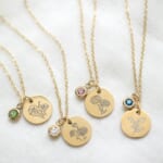 Birthstone & Birth Flower Necklaces