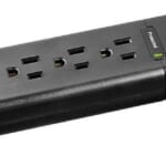 Insignia 6-Outlet Surge Protector for $8 + free shipping w/ $35