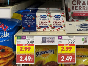 Ocean Spray Craisins 6-Packs Are As Low As $1.99 At Kroger