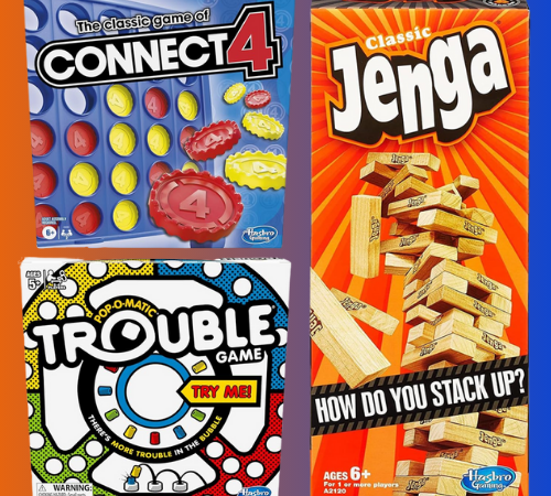 Buy 3 for the Price of 2: Hasbro Connect 4 + Trouble + Jenga Board Games $16.96 (Reg. $33.95) – $5.66 Each