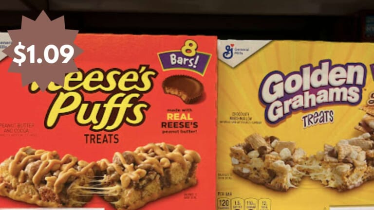 General Mills Cereal Treat Bars for $1.09