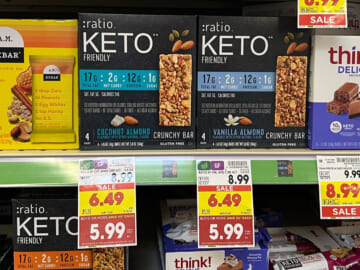 Get The 4-Packs Of Ratio Bars As Low As $4.99 At Kroger (Regular Price $8.99)