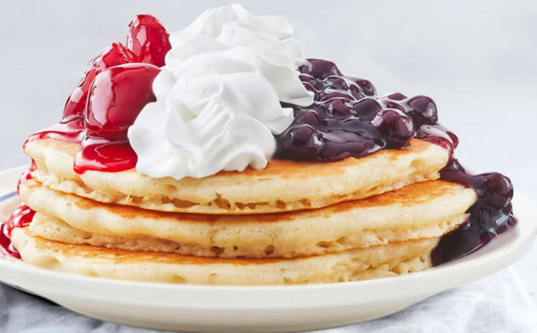 IHOP Red, White & Blueberry Pancakes: Free for veterans on Nov 11th