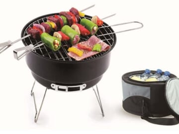 Ozark Trail 10" Portable Camping Charcoal Grill for $10 + free shipping w/ $35