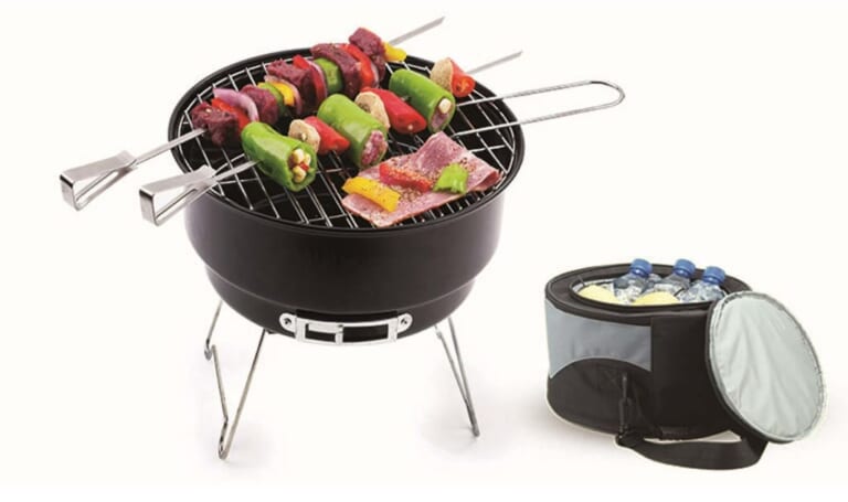 Ozark Trail 10" Portable Camping Charcoal Grill for $10 + free shipping w/ $35