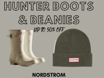 Hunter Boots & Beanies Up to 50% Off