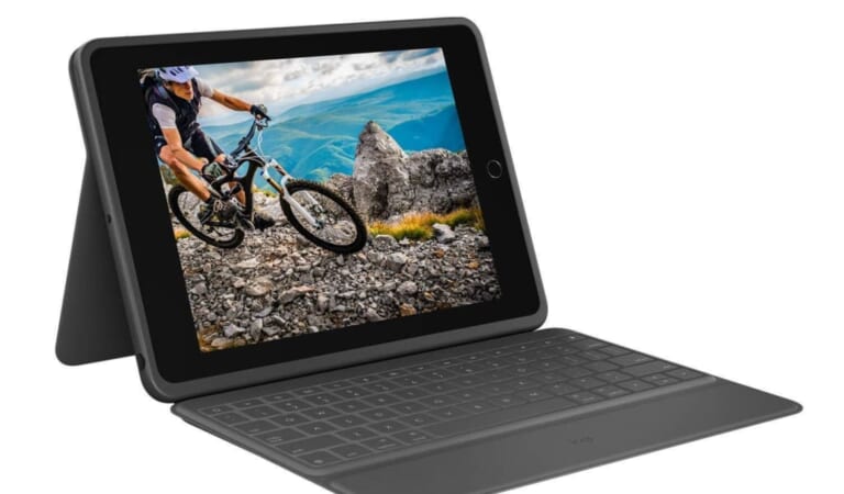 Logitech Rugged Folio Keyboard Case for iPad for $98 + free shipping