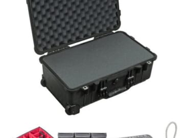 Pelican 1510 Carry-On Case with Foam Set and Accessory Kit for $280 + free shipping