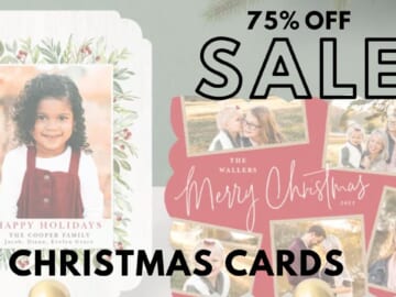 75% Off Christmas Cards!