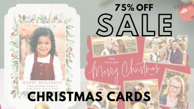 75% Off Christmas Cards!