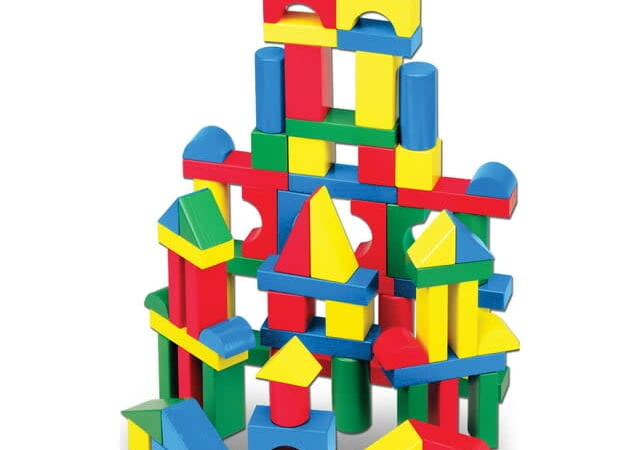 Melissa & Doug Wooden Building Blocks 100-Piece Set for $10 + free shipping w/ $35