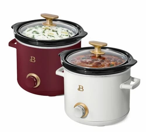 Slow Cooker 2-Pack Set by Drew Barrymore for only $15!